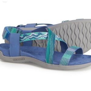 Merrell Sport Sandal 10 District Kalbury Cross Strap Thistle